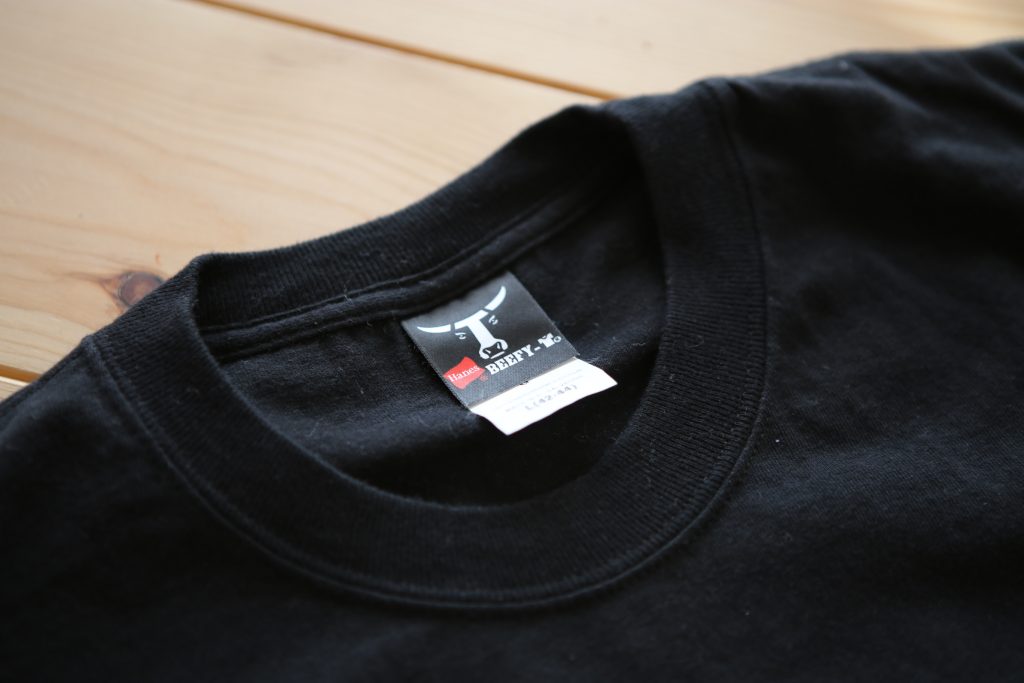 hanes beefy t tag history