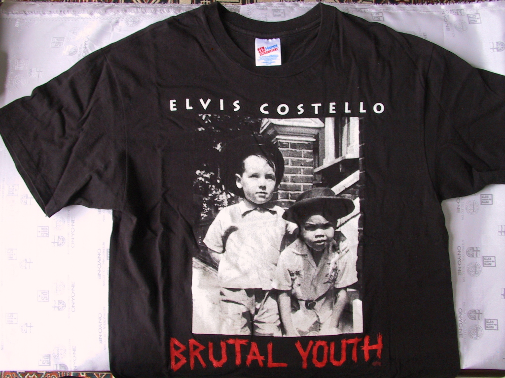 Hanes Ultraweight “Elvis Costello : Brutal Youth Tour” T-shirt ...